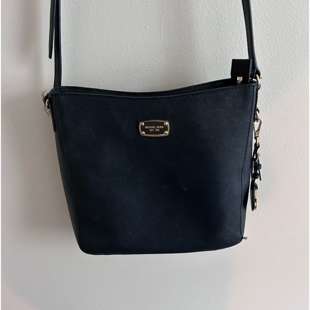 Michael Kors Black Messenger Crossbody Bag